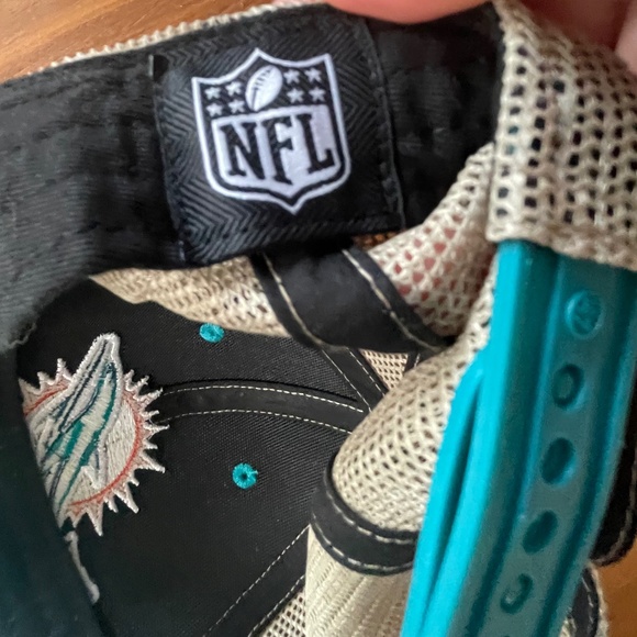 Men's '47 Aqua Miami Dolphins flagship MVP NFL Snapback Hat - Picture 7 of 7